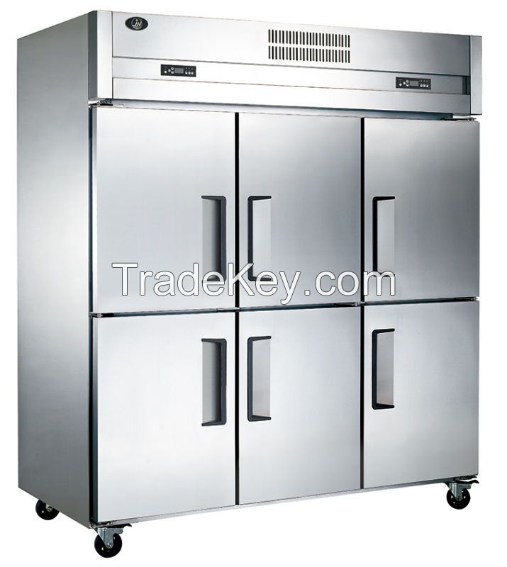 6 doors commercial refrigerator