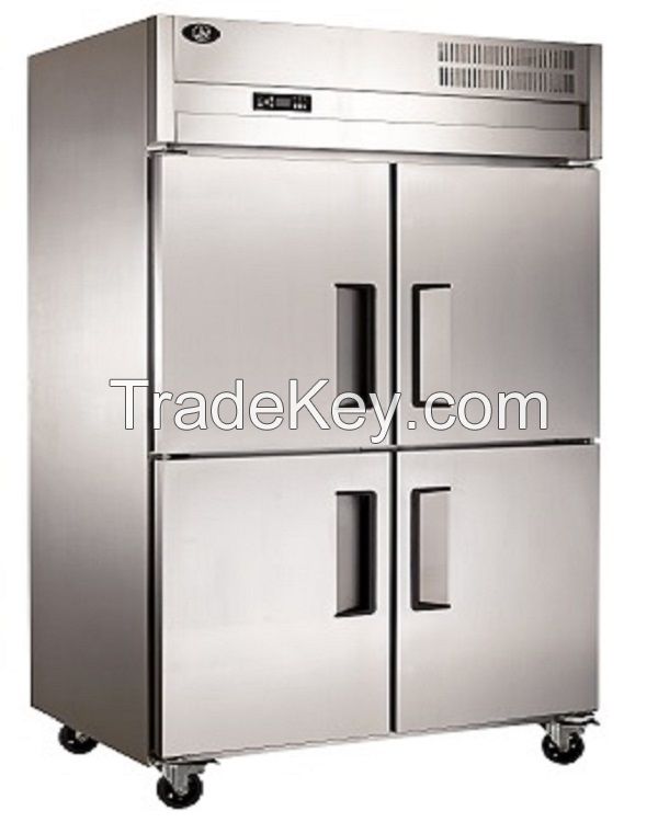 4 door commercial refrigerator freezer