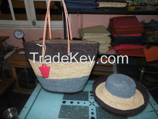 RAFFIA CROCHET BAG