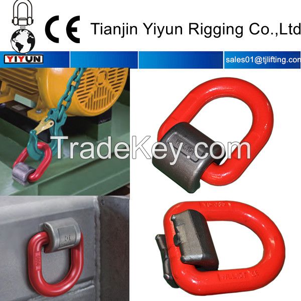 universal weld-on swivel hoist ring and pivot link