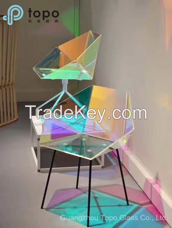 2mm-12mm Colorful Glass Color Changing Glass