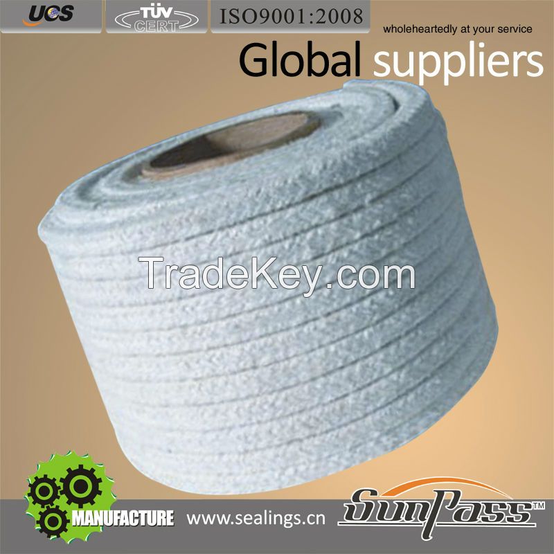 Frie Resistant Rope With Glass Reinforced Braided Square Ceramic Fiber Rope