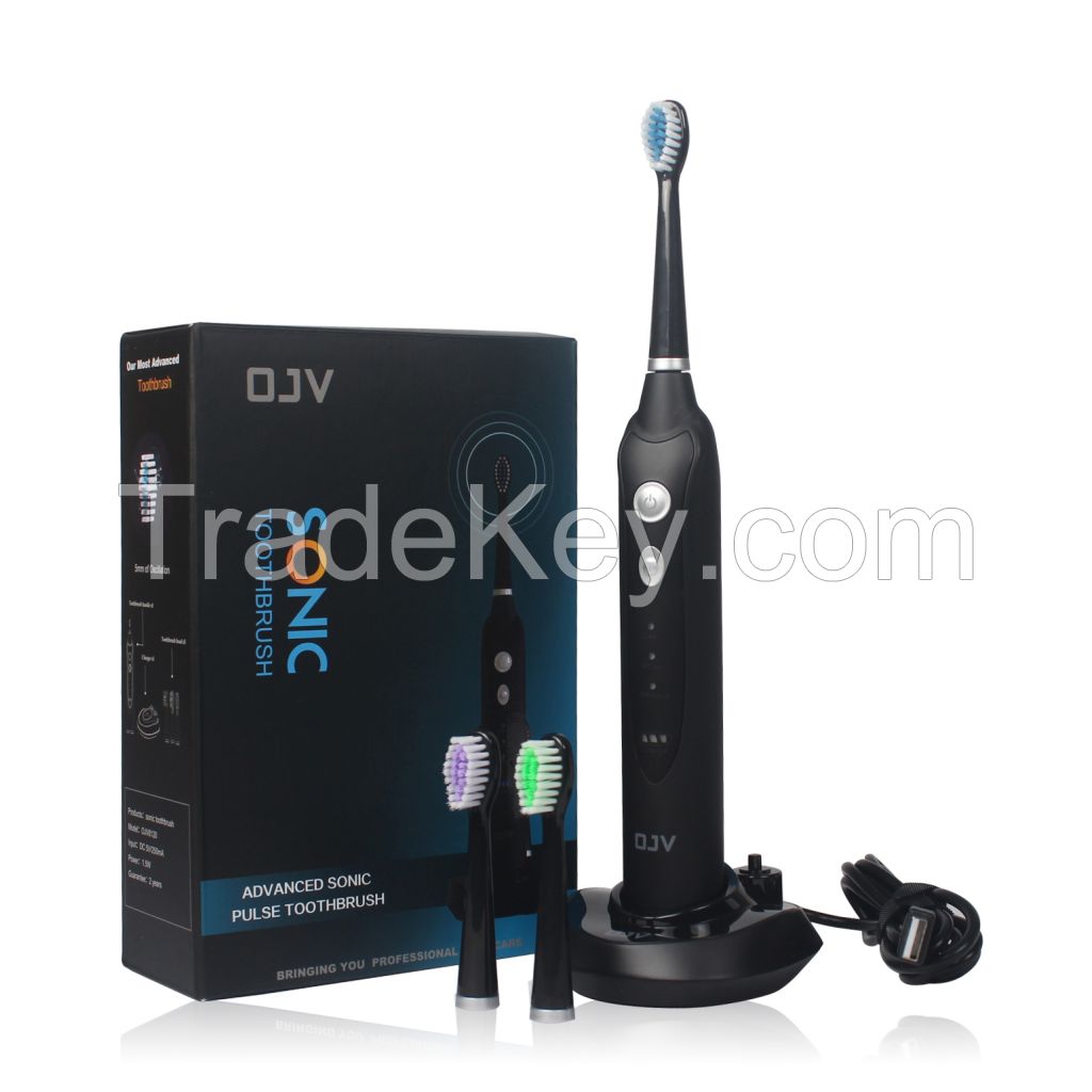 MAF8120 Wholesale Adult Home Portable Sonic Vibration Electric Toothbrush, ROHS CE Certificate