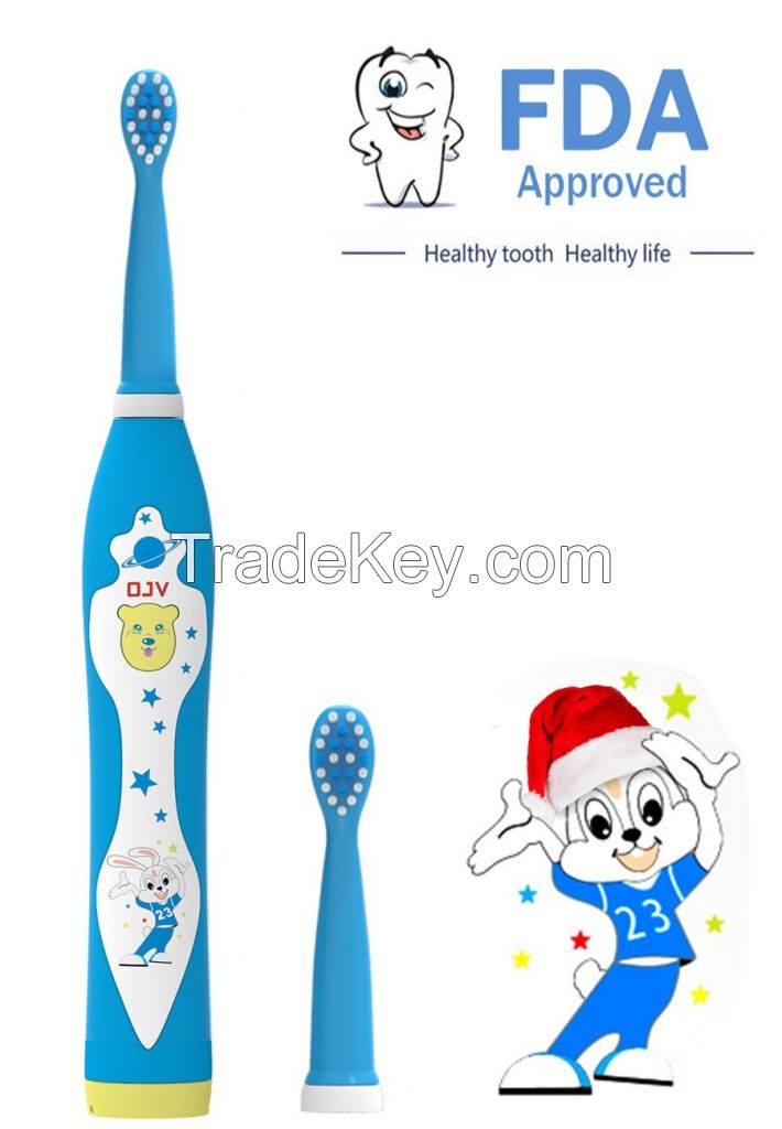 MAF8600 Musical Waterproof kid Sonic Electric Tooth brush For Age of 6 to 8 Children  