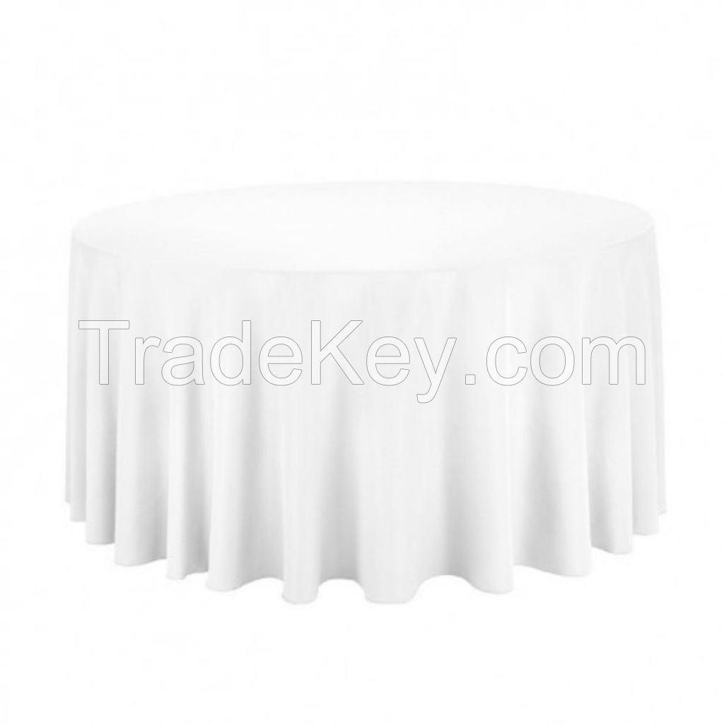 Impress Everyone With Classy Range of 132 Round Tablecloths 