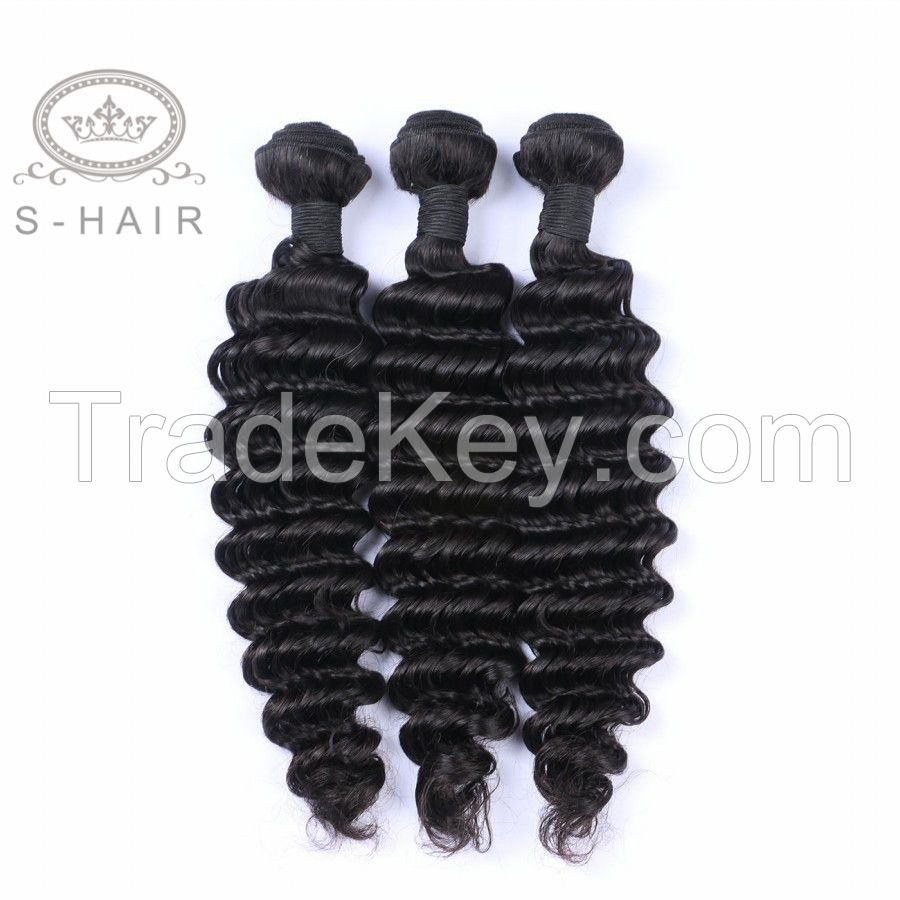 Human Hair Bundles Deep Wave style