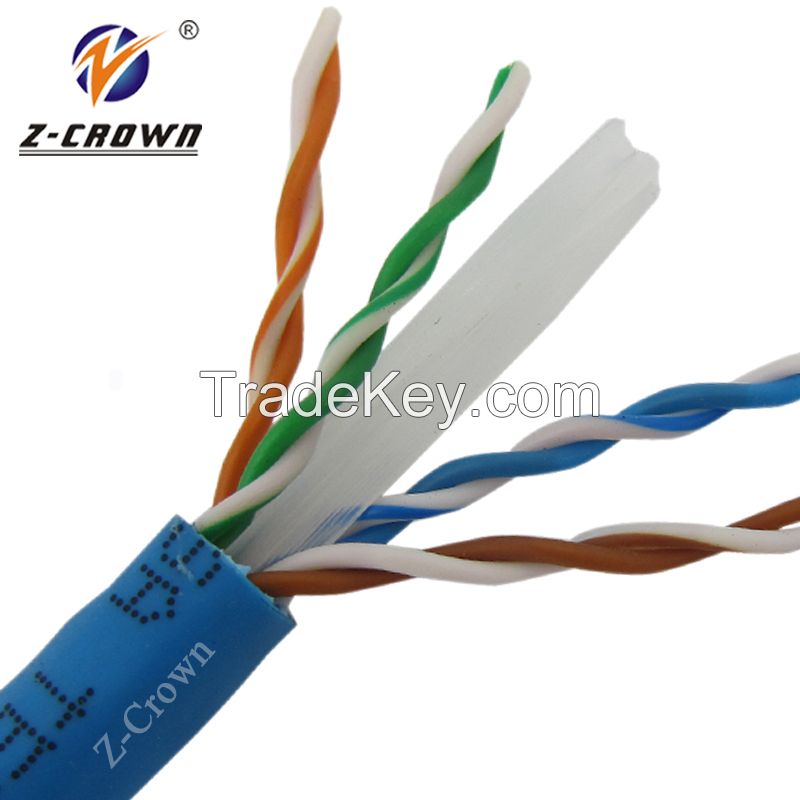 High Quality Cat6 UTP Ethernet Cable For Solid 23/24 AWG Lan Cable 305