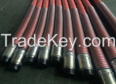 fabric reinforced concrete hose used to delivery concrete, cement