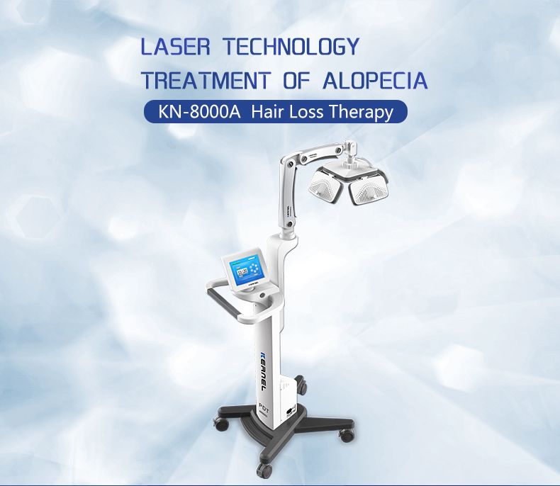 LLLT 650nm low level laser therapy hair regrowth system for treatment of androgenetic alopecia aga hair loss