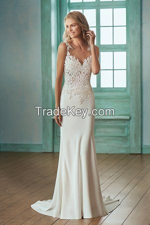 2017 Latest design gorgeous bridal dress