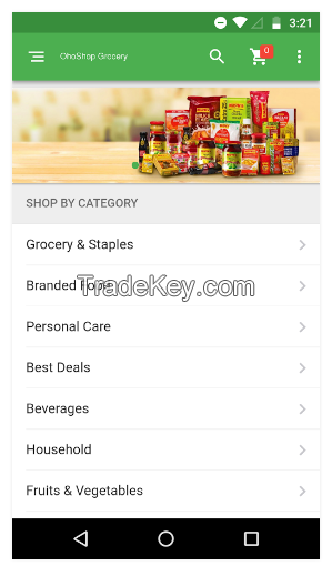 OhoShop Grocery App Builder