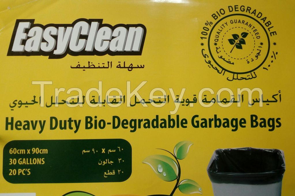 Black Garbage Bags 60*90CM 20 MIC-20 Bags Roll