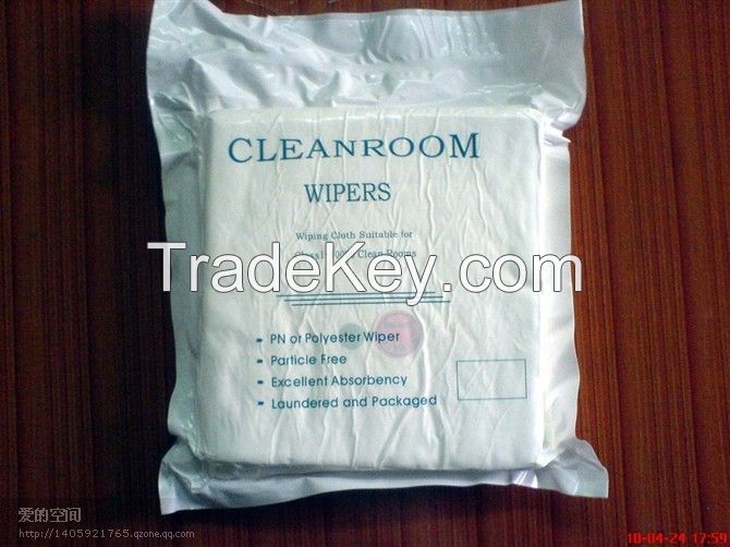 Microfiber clean-room wiper