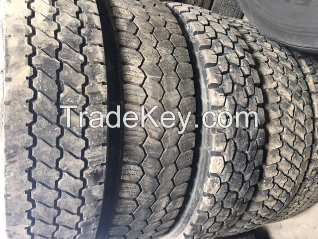 Used Truck Tire 22.5 and 24.5