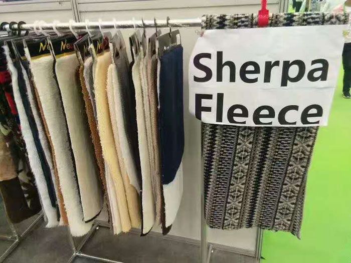 100% Polyester Sherpa Fleece Fabric 