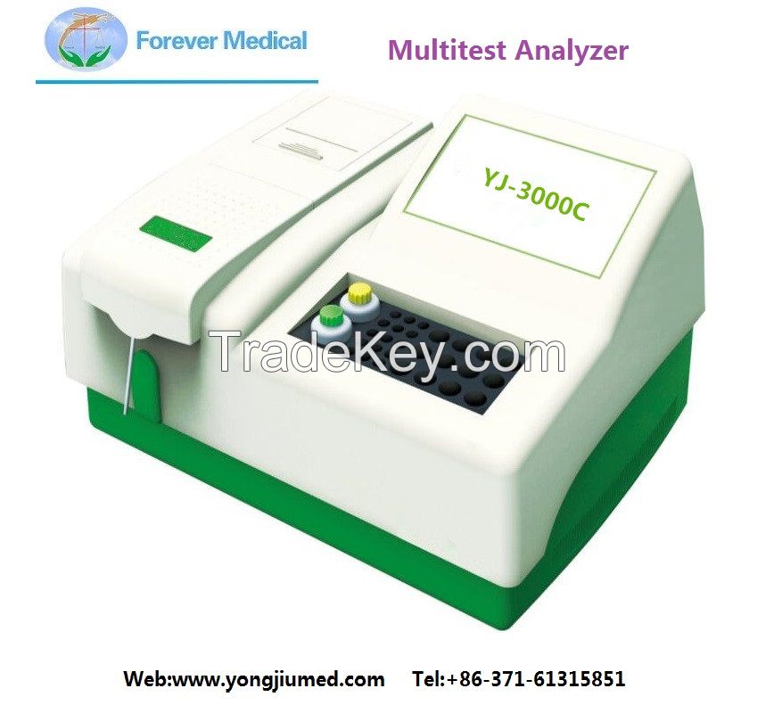 Hospital Multitest Laboratory Analyzer Test Analyzer (YJ-3000C)