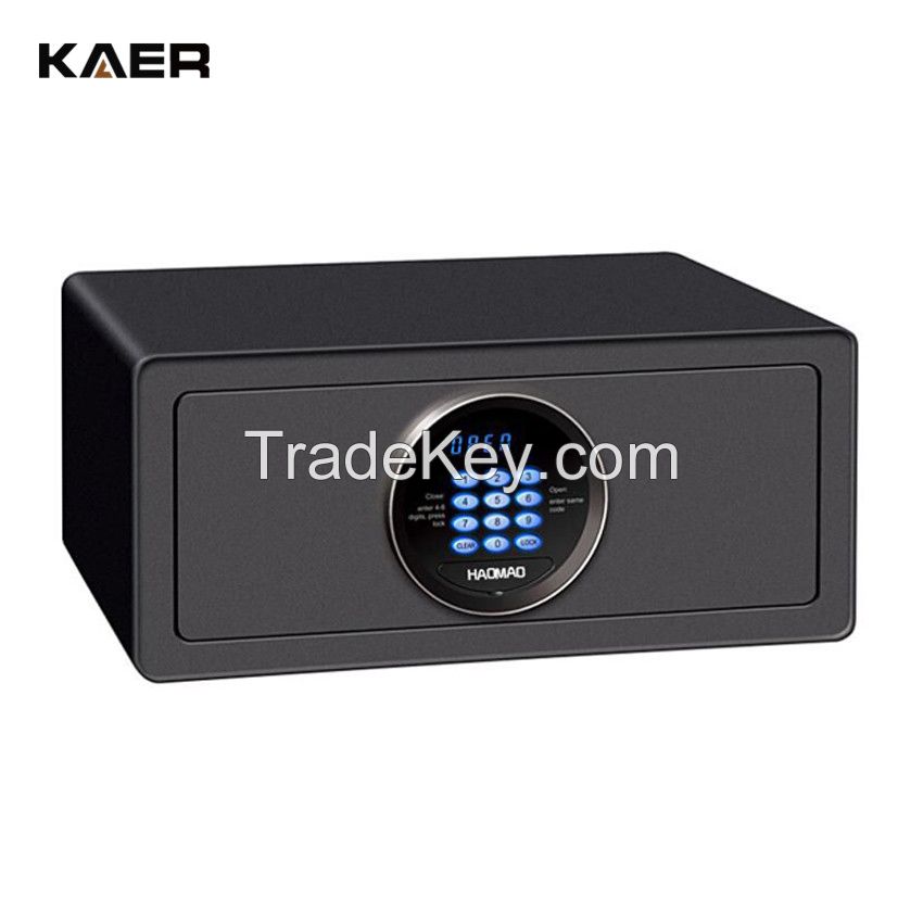 Simple and elegant strong box double key hotel safe box