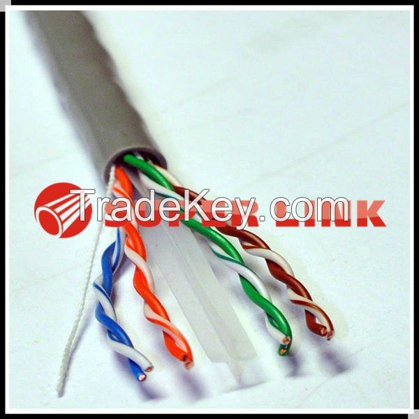 Lan cable manufacturer customized cat6 FTP ethernet cable with rip cord