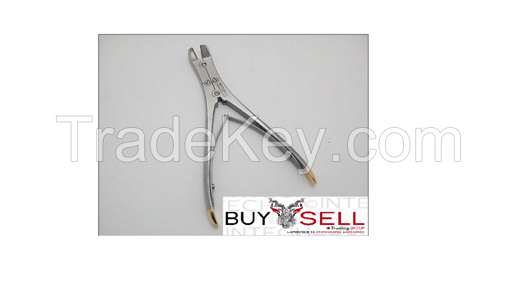 T/C Pin & Wire Cutter Orthopedic Surgical 8.5" Angled Curved