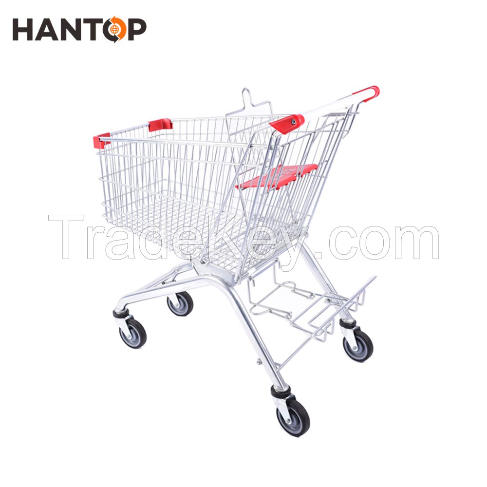 Trade assurance metal supermarket shopping trolley HAN-E125B 221