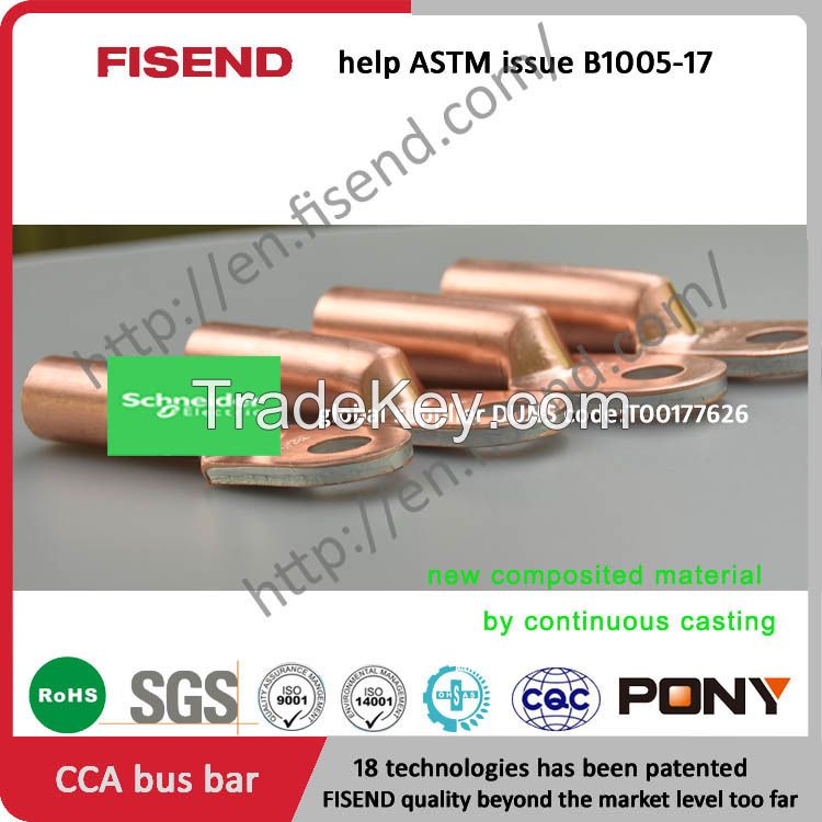 copper clad aluminum bar as ASTM B1005 copper 