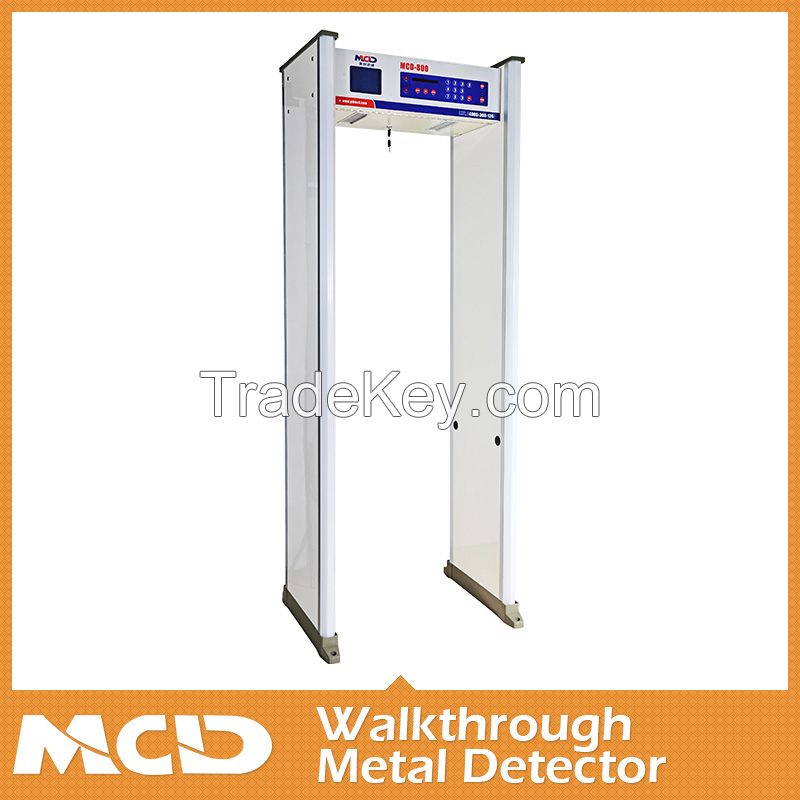 Advanced Big Screen Security Archway Metal Detector In China/ Waterproof Door Frame Metal Detector For Sale