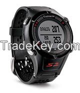 Garmin Approach S2 GPS Golf Watch with Worldwide Courses (Black) 