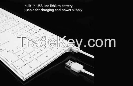 Universal 2.4G wireless rechargeble keyboard