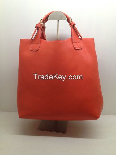 Fashions lady's leather handbag oem wholesale