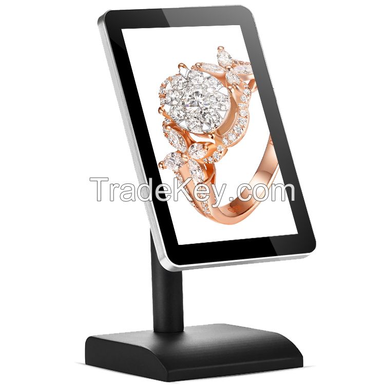 10.1 inch table stand restaurant touch kiosk digital signage