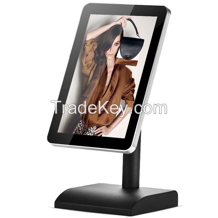 10.1 inch table stand restaurant touch kiosk digital signage