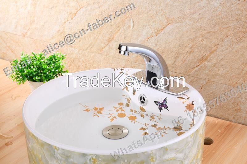 brass basin hot and cold sensor tap, brass sensor faucet              touch sensor brass mixer