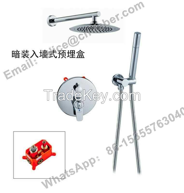 Thermostatic concealed shower,Thermostaticconcealedmixer with control