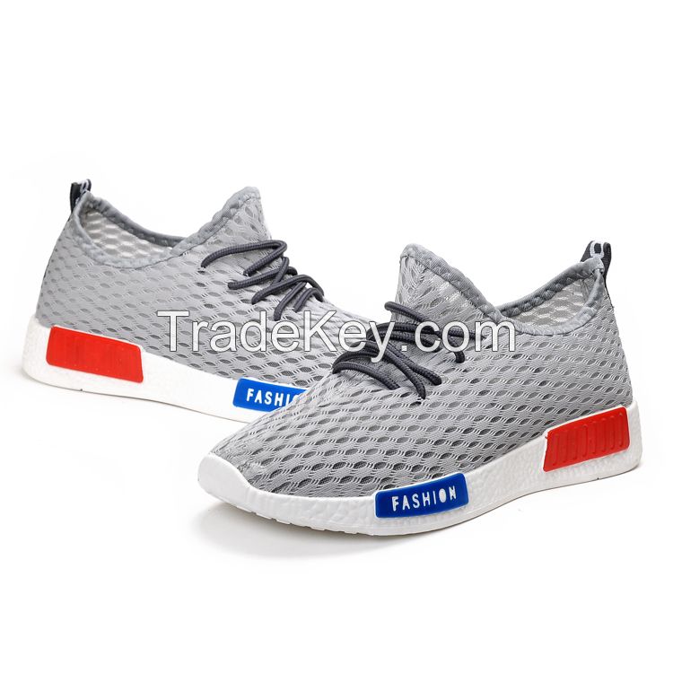 fashionable breathable mesh sport shoes for men