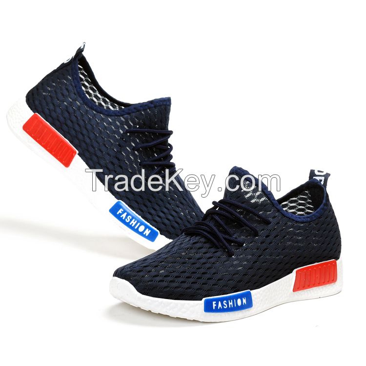 fashionable breathable mesh sport shoes for men