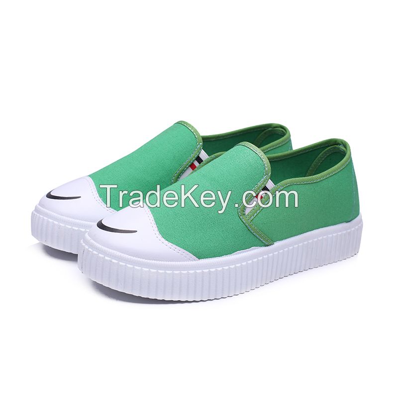 china factory wholesale women canvas shoes