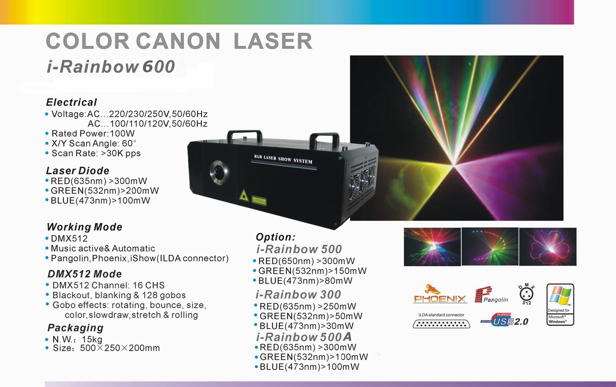 RGB 300mw laser light