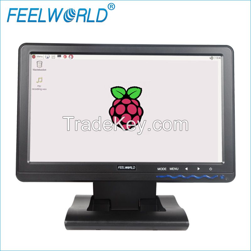FEELWORLD 10.1" IPS 1024x600 Projected Capactitive Multi Touch Monitor with HDMI,VGA,YPbPr,AV FW101CT