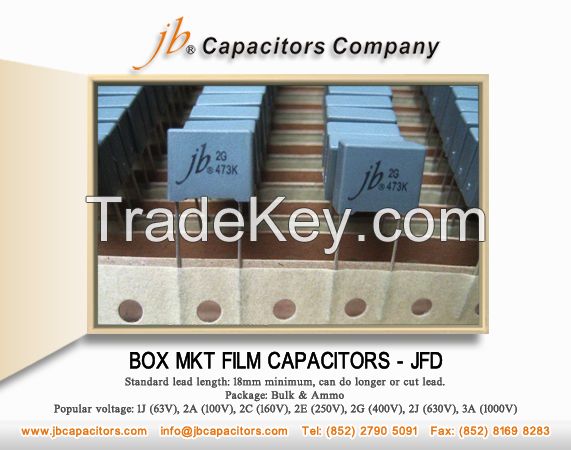 JFD - Box Type Metallized Polyester Film Capacitor