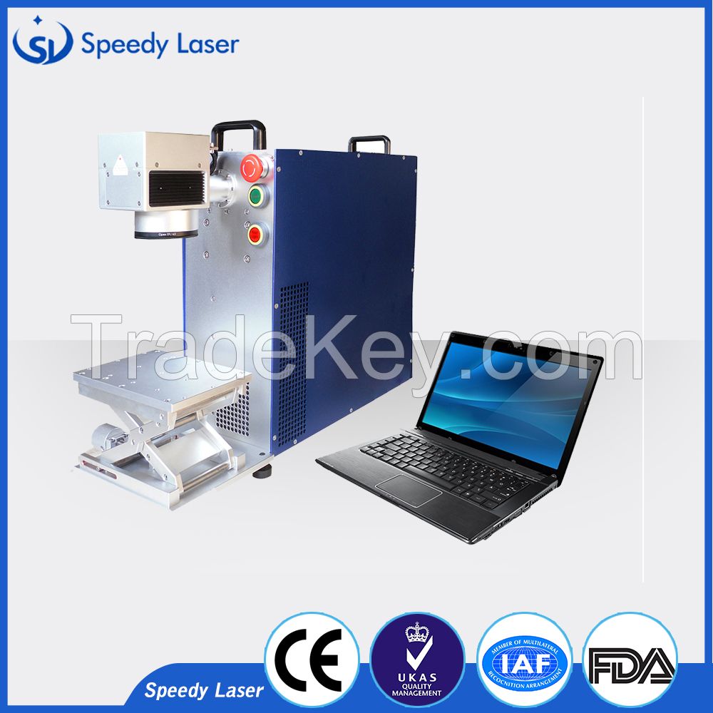 Free shipping fiber color laser marking machine for sale