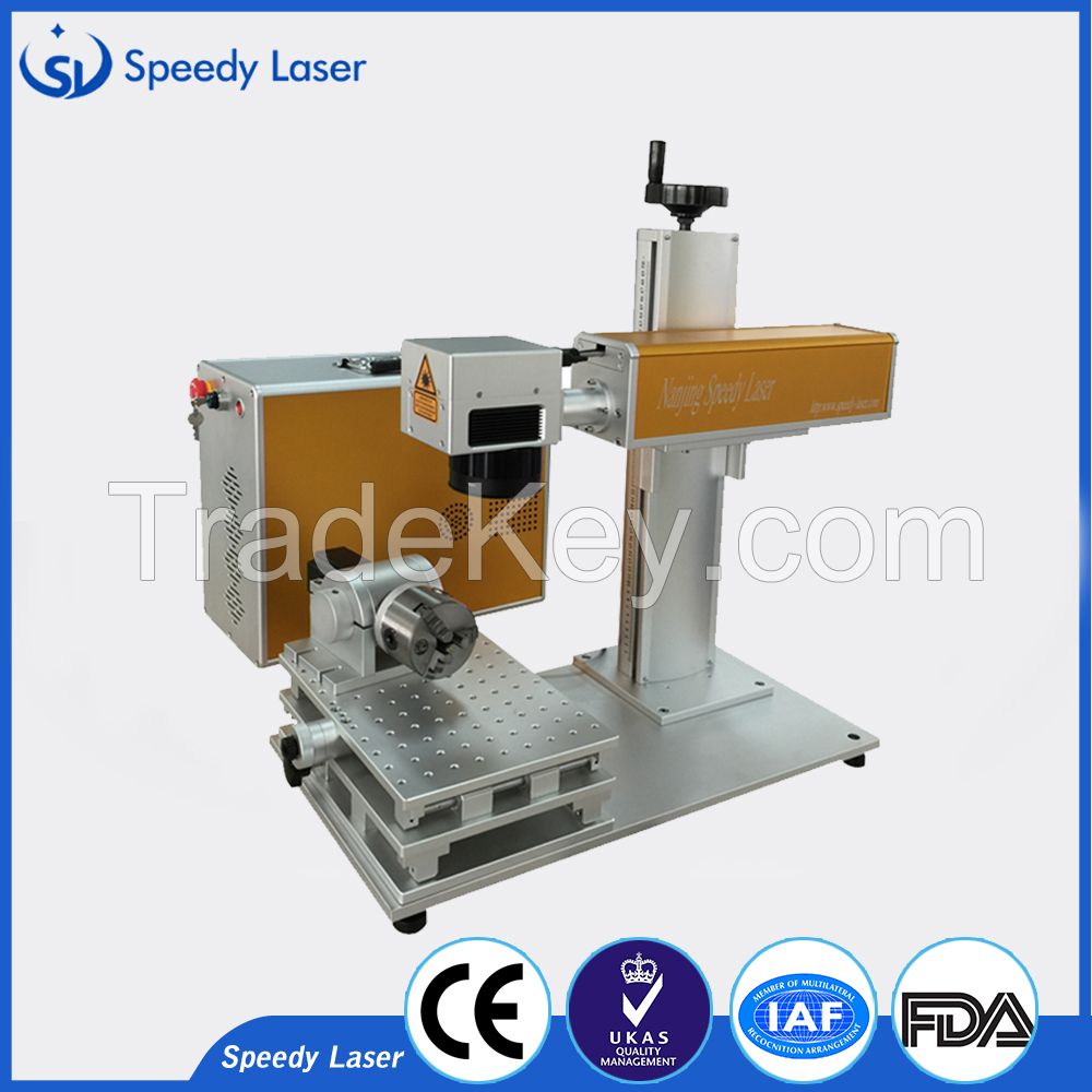 Free shipping fiber color laser marking machine for sale