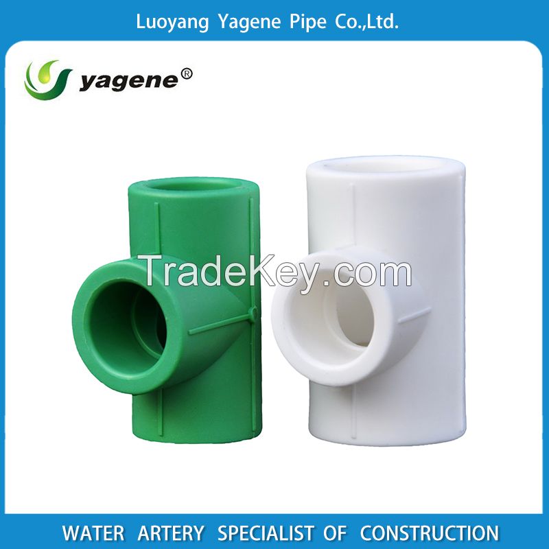 PPR fitting quick connect reducing tee pipe fittings