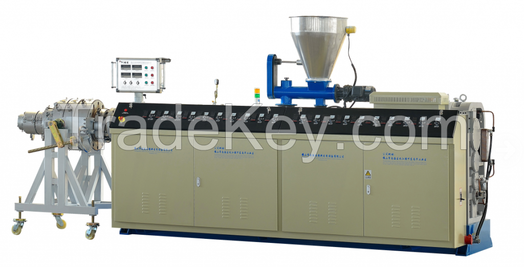 PVC pipe two-outlet extrusion machine