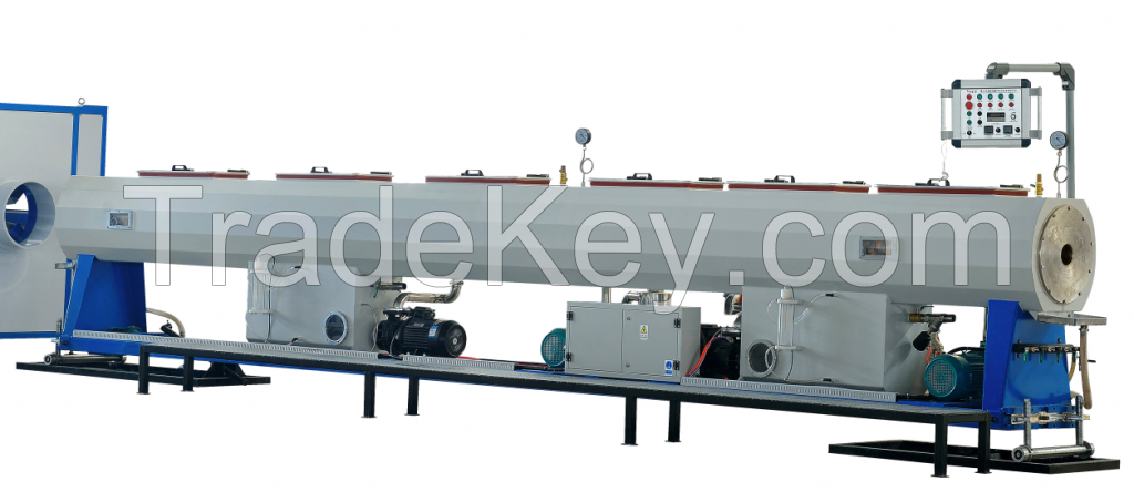 PVC pipe two-outlet extrusion machine