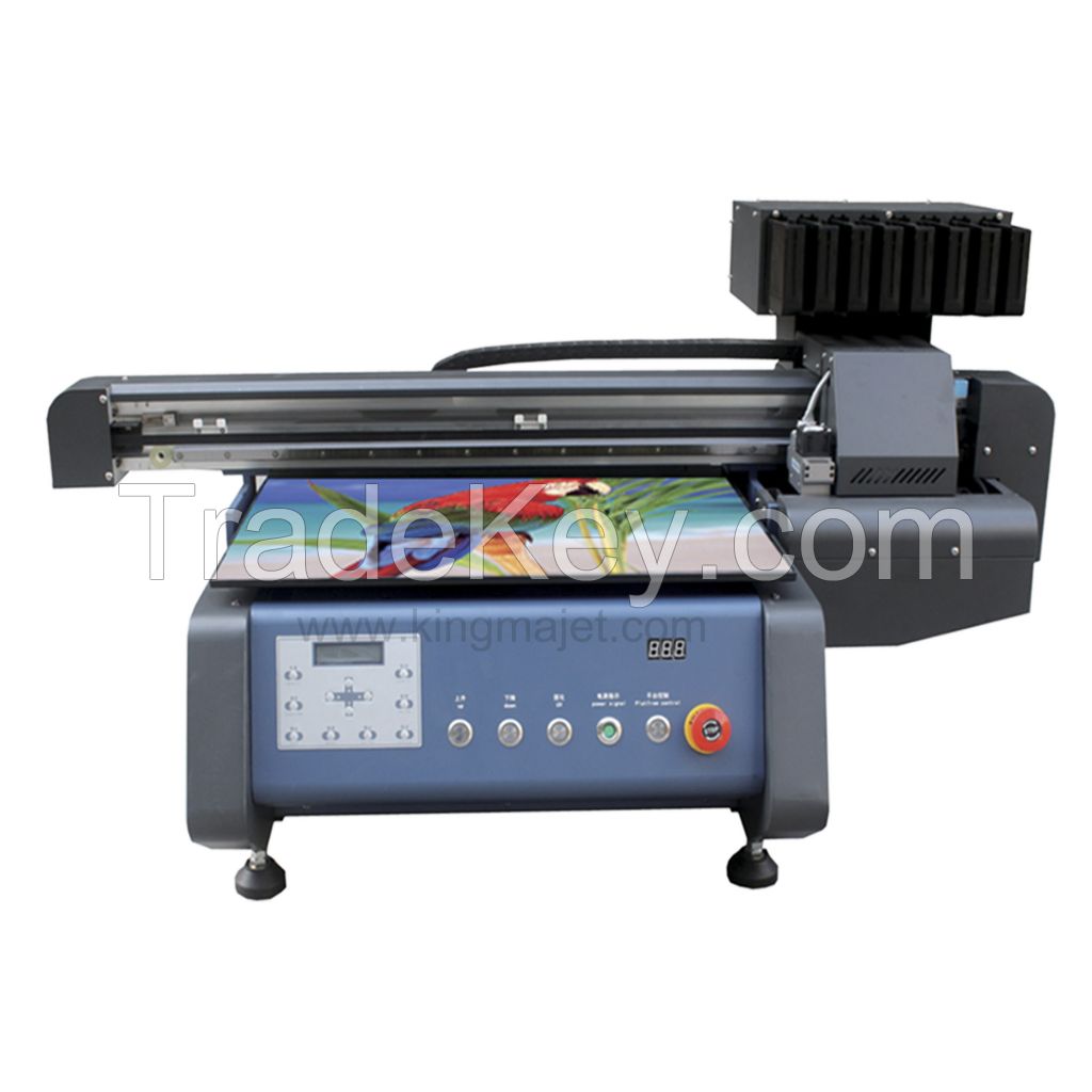 MJ-UV0604 Digital Printer for PU Leather Glass Textile Canvas EVA Meta