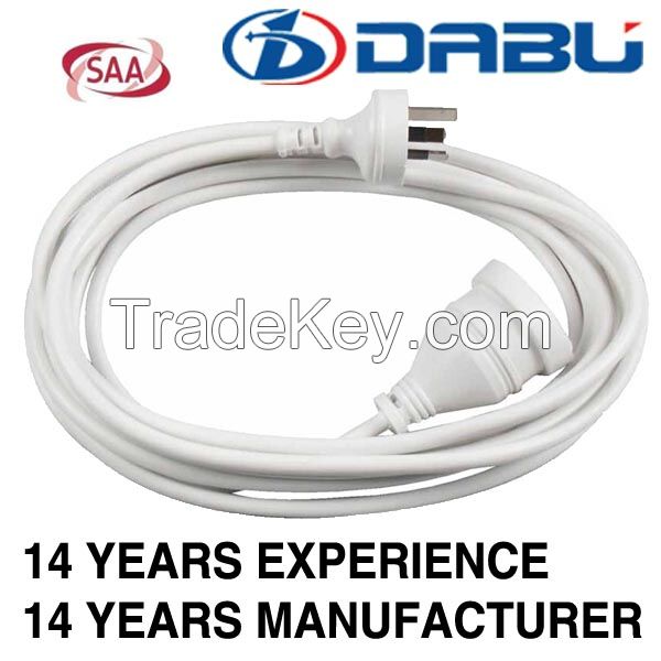 Extension Cord Power cable VDE SAA CE ROHS GS Certificate 10-16A 125-250V EU AU USA UK cable