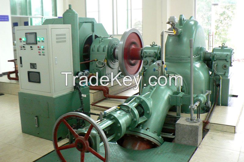 Inclined jet turbine turgo impluse type with hydro generator