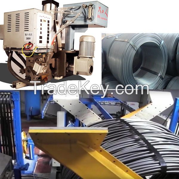 Fully Automatic Spot Welding Bundling equipment With Sealless Joint Connection For Steel Wire Strapping