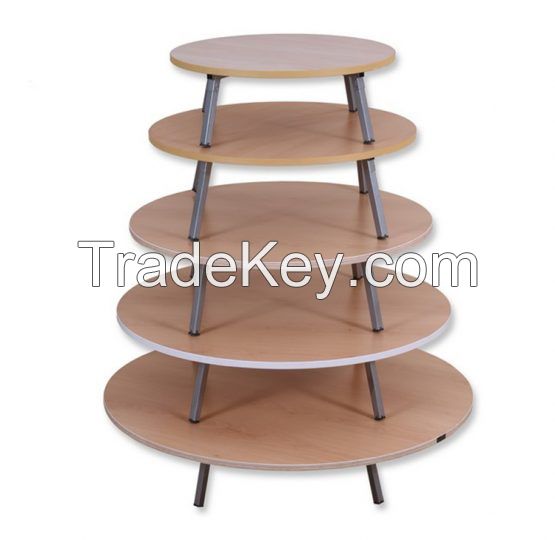 Round Floor Table With Metal Legs