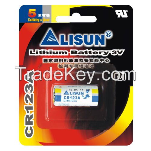 LISUN Primary lithium battery CR123A